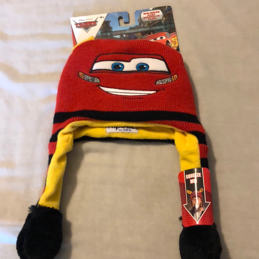 Disney Cars Lightening McQueen Kids Beanie